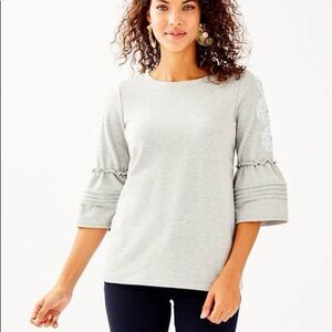Lilly Pulitzer Embellished Light Sweatshirt